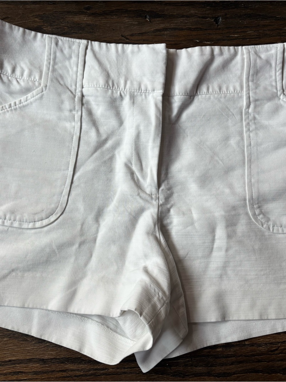 LOFT White Summer Shorts